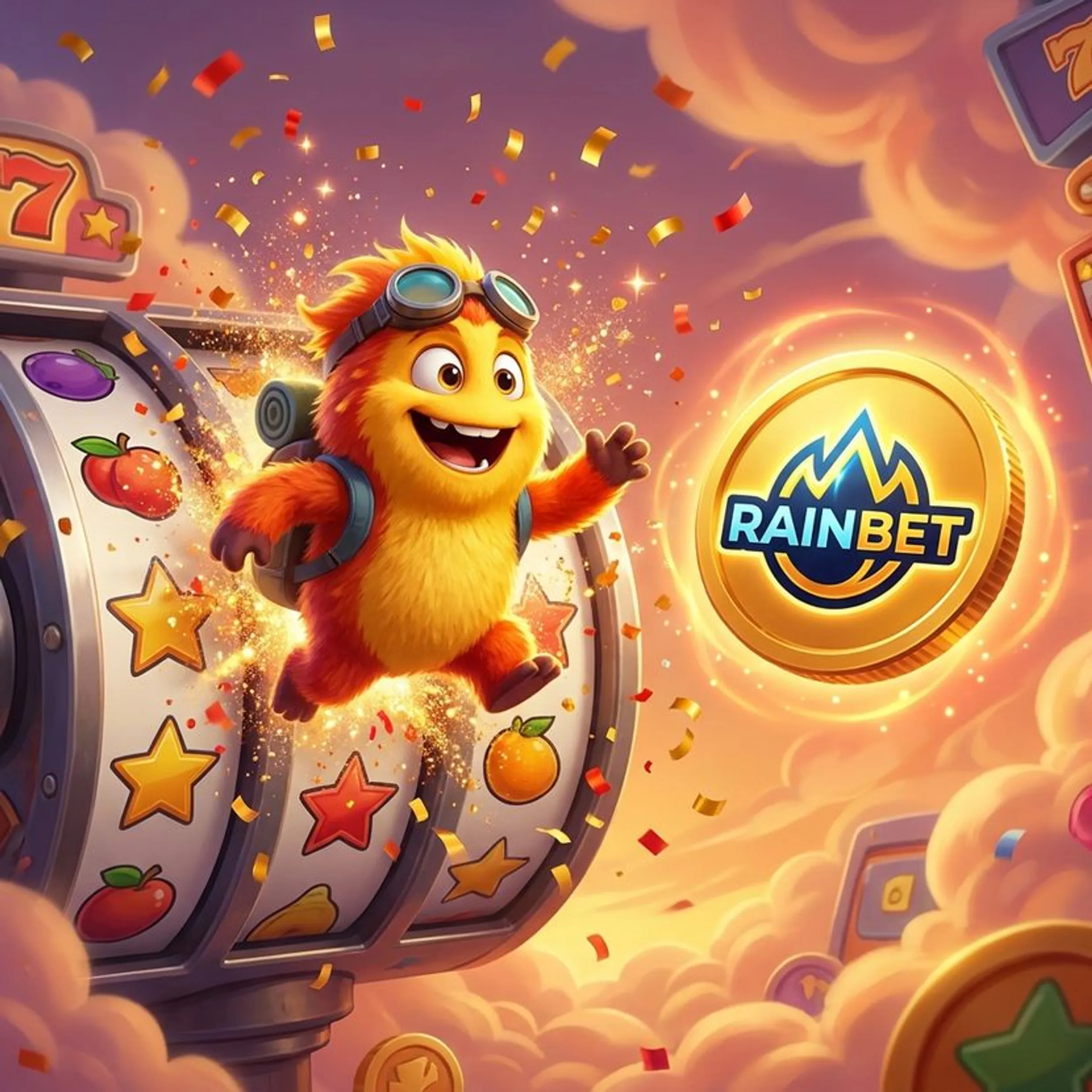 Tragamonedas y premios en Rainbet